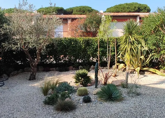 Le Palmier, Jardin Privatif, 200m, Classe 3 Etoiles, Climatise, Wifi, Garage, Renove דירה